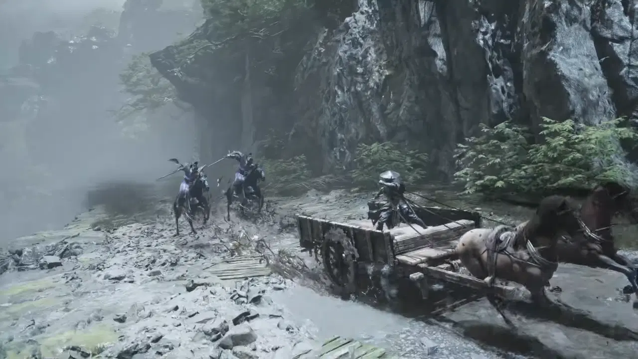 Phantom Blade Zero Reckless Pursuit - Guards chasing Soul on horses