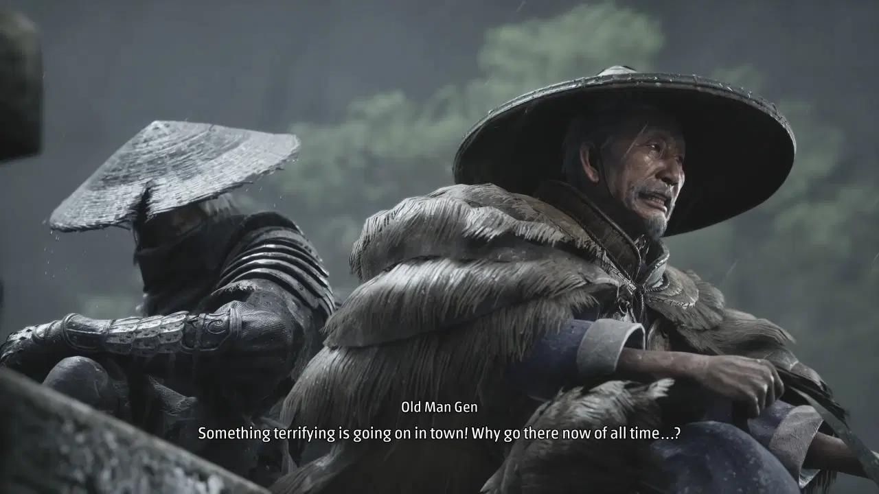 Soul and Old Man Gen conversation during wagon ride